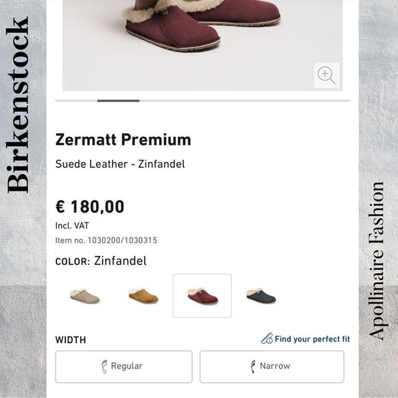 Birkenstock Zermatt Mules in Zinfandel Size 41 Ladies 10 NWT - Picture 9 of 9